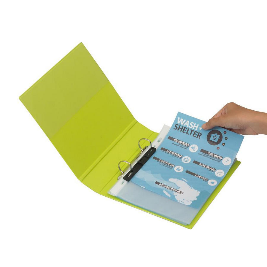 Plastik Dokumen Bantex Pocket File Ukuran A5 Bahan PP (Isi 20 lembar) - depan